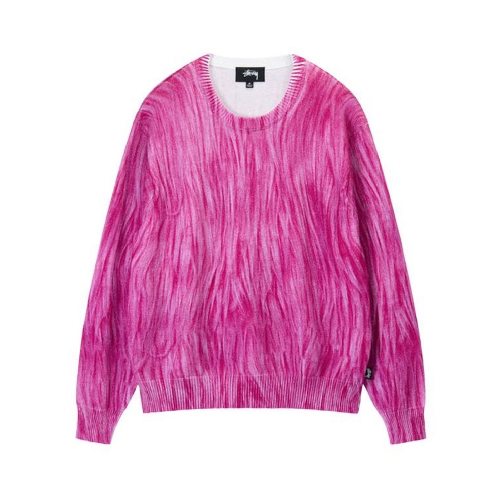 Stussy Fur Pink Sweater